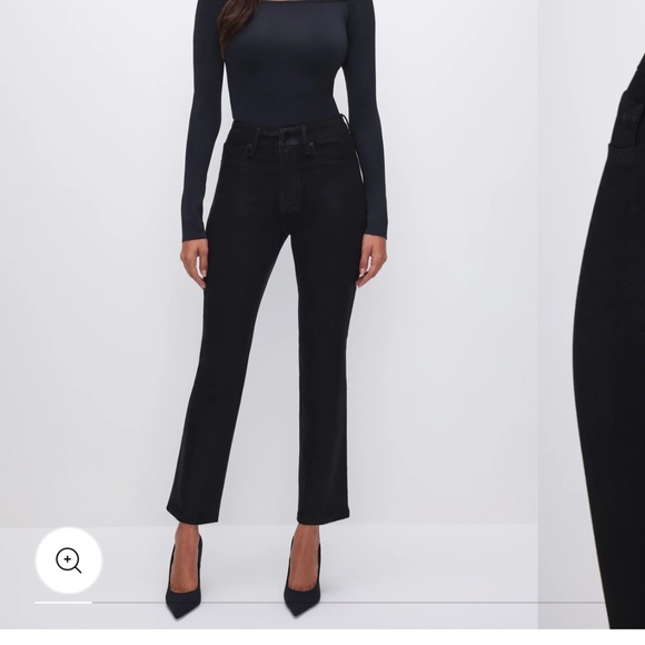 GOODLEGS COATED STRAIGHT JEANS - Picture 2 of 2